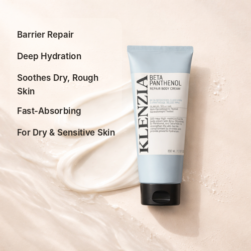 KLENZIA™ Beta Panthenol Body Cream – Deep Hydration & Barrier Repair for Dry Skin-6.76 OZ