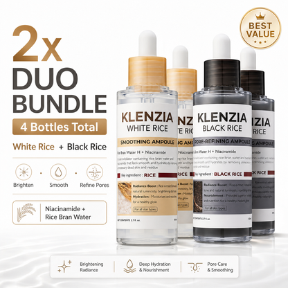 KLENZIA™ White & Black Rice Renewal Duo